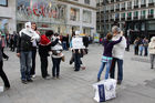 Flashmob am Stephansplatz um auf Morbus Crohn aufmerksam zu machen (c) Julia Fuchs für Fotodienst