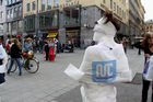 Flashmob am Stephansplatz um auf Morbus Crohn aufmerksam zu machen (c) Julia Fuchs für Fotodienst