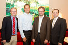  (c) fotodienst/Anna Rauchenberger - Wien, am 19.09.2012 – Pressekonferenz im Cafe Muzeum zu Marktforschung Die Sinus-Milieus in der Österreichischen Verbraucheranalyse – Erweiterte Möglichkeiten zur Optimierung von Zielgruppenmanagement FOTO v.l.: Mag. Martin Mayr, Geschäftsführung INTEGRAL Markt- und Meinungsforschung, Dipl. Bwrt. Ansgar Löhner, Geschäftsführung IMAS International, Dr. Bertram Barth, Geschäftsführung INTEGRAL Markt- und Meinungsforschung, Dr. Gernot Hendorfer, Geschäftsführung IMAS International: