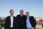 vlnr: Dr.Bertram Barth, Geschäftsführung INTEGRAL Markt-und Meinungsforschung, Peter Lammerhuber, CEO GroupM Österreich, Mag.Maritn Mayr, Geschäftsführung INTEGRAL Markt - und Meinungsforschung