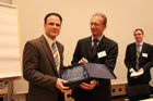 Preisverleihung Future Network Cert, im Europasaal der Industriellenvereinigung, 22.11.2010 (c) Julia Fuchs für Fotodienst. Am Foto: 2. Platz Top Ten Software Architekten aus Österreich / Deutschland / Schweiz: Stefan Käfer und Dr. Peter Hruschka (Atlantic Systems Guild)