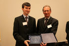 Preisverleihung Future Network Cert, im Europasaal der Industriellenvereinigung, 22.11.2010 (c) Julia Fuchs für Fotodienst. Am Foto: Am Foto: Am Foto: 8. Platz Top Ten Requirement Engineers aus Österreich: Dipl.-Ing. Thomas Mayerdorfer, und Dr. Peter Hruschka (Atlantic Systems Guild)