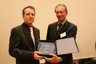 Preisverleihung Future Network Cert, im Europasaal der Industriellenvereinigung, 22.11.2010 (c) Julia Fuchs für Fotodienst. Am Foto: Am Foto: Am Foto: 10. Platz Top Ten Requirement Engineers aus Österreich: Dipl.- Ing. Peter Skrobanek, und Dr. Peter Hruschka (Atlantic Systems Guild)