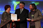 ITB Berlin 2011, Verleihung Das goldene Stadttor, Master Award, Heidemarie und Wolfgang Sander, Wolfgang Huschert, Grüße an Herrn Wiesawittl 