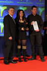 ITB Berlin 2011, Verleihung Das goldene Stadttor, Wolfgang Huschert, Dragana Mirkovic, Milan Mihadlovic, 2. Platz, Kategorie: Music Video, Dragana Mirkovic - ZEMLJO OKRENI SE