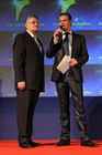 ITB Berlin 2011, Verleihung das goldene Stadttor, Moderator mit Wolfgang Huschert