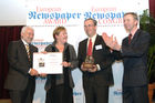 Das Treffen zum größten europäischen Zeitungskongress.  Foto: Das Treffen zum größten europäischen Zeitungskongress.  Foto: ganz re: Johann Oberauer (Johann Oberauer GmbH) prämiert 