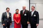 (C)fotodienst/Christian Taumer: v.l.n.r.:Dr. Egon Strimitzer,Dr. Rita Niedermayr-Kruse, Dr. Günther Schmid, Mag. Christian Thaler KPMG