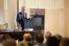  c) fotodienst/Boaz Heller. Zurich, 16.4.2015, 6th Swiss Forum for Mood and Anxiety Disorders (SFMAD). Moritz Leuenberger.
