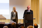  c) fotodienst/Boaz Heller. Zurich, 16.4.2015, 6th Swiss Forum for Mood and Anxiety Disorders (SFMAD). Prof. Dr. med. Edith Holsboer-Trachsler, Prof. Dr. med. Dr. rer. nat. Dr. h.c. mult. Florian Holsboer.