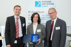  (c) www.fotodienst.at / Anna Rauchenberger – Wien, 30.05.2016 - Future Network Cert Ehrung der Top 20 Requirements Engineers und Top 20 Software Architekten. FOTO v.l.: Ehrung der Top  20 Requirements Engineers: Bernd Obermayer, IBM, Mario Siegenthaler, Peter Hruschka, Atlantic Systems Guilt:
