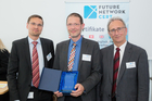  (c) www.fotodienst.at / Anna Rauchenberger – Wien, 30.05.2016 - Future Network Cert Ehrung der Top 20 Requirements Engineers und Top 20 Software Architekten. FOTO v.l.: Ehrung der Top  20 Requirements Engineers:  Bernd Obermayer, IBM, Christian Flachberger, Peter Hruschka, Atlantic Systems Guilt: