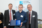  (c) www.fotodienst.at / Anna Rauchenberger – Wien, 30.05.2016 - Future Network Cert Ehrung der Top 20 Requirements Engineers und Top 20 Software Architekten. FOTO v.l.:  Ehrung der Top  20 Requirements Engineers: Bernd Obermayer, IBM,  Christoph Anderegg, Peter Hruschka, Atlantic Systems Guilt: