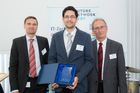  (c) www.fotodienst.at / Anna Rauchenberger – Wien, 30.05.2016 - Future Network Cert Ehrung der Top 20 Requirements Engineers und Top 20 Software Architekten. FOTO v.l.: Ehrung der Top  20 Requirements Engineers:  Bernd Obermayer, IBM, Stefan Mader, Peter Hruschka, Atlantic Systems Guilt:
