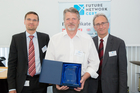  (c) www.fotodienst.at / Anna Rauchenberger – Wien, 30.05.2016 - Future Network Cert Ehrung der Top 20 Requirements Engineers und Top 20 Software Architekten. FOTO v.l.: Ehrung der Top  20 Requirements Engineers:  Bernd Obermayer, IBM, Ludwig Alberter, Peter Hruschka, Atlantic Systems Guilt: