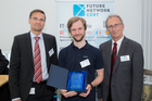  (c) www.fotodienst.at / Anna Rauchenberger – Wien, 30.05.2016 - Future Network Cert Ehrung der Top 20 Requirements Engineers und Top 20 Software Architekten. FOTO v.l.: Ehrung der Top  20 Software Architekten:  Bernd Obermayer, IBM, Patrick Teuschler, Peter Hruschka, Atlantic Systems Guilt: