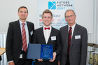  (c) www.fotodienst.at / Anna Rauchenberger – Wien, 30.05.2016 - Future Network Cert Ehrung der Top 20 Requirements Engineers und Top 20 Software Architekten. FOTO v.l.: Ehrung der Top  20 Software Architekten:  Bernd Obermayer, IBM, Stephan Bender, Peter Hruschka, Atlantic Systems Guilt: