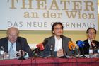 (c) fotodienst/Dan Carabas - Wien 05.10.06 - Theater an der Wien - Präsentation des Jahresprogramms 2007 - FOTO: v. li.: KR Franz Häußler, Roland Geyer, Fabio Luisi