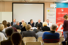  (c) fotodienst / Anna Rauchenberger - Wien, am 27.01.2015 -  Anlässlich des Weltkrebstages und des Patienten-Info-Tages im Wiener Rathaus am 10. Februar informierten Experten über neue Therapien und Maßnahmen bei Brust-, Lungen- und Hautkkrebs und über Unterstützungsmöglichkeiten für Krebspatienten. FOTO v.l. Univ. Prof. Dr. Paul Sevelda, Vorstand der Abteilung für Gynäologoe und Geburtshilfe im Krankenhaus Wien-Hietzing, Präsident der Österreichischen Krebshilfe, Univ. Prof. Dr. Hubert Pehamberger, Leiter der Univ. Klinik für Dermatologie der MedUni Wien/AKH Wien, Univ. Prof. Dr. Wolfgang Hilbe, 1. Medizinische Abteilung, Zentrum für Onkologie und Hämatologie im Wiener Wilhelminenspital, Univ. Prof. Dr. Günther Steger, Programmdirektor für Mammakarzinom der Klinischen Abteilung für Onkologie, Univ. Klinik für Innere Medizin I, MedUni Wien/AKH Wien, Univ. Prof. Dr. Christoph Zielinkski, Leiter der Univ. Klinik für Innere Medizin I und Leiter der Klinischen Abteilung für Onkologie der MedUni Wien/AKH Wien: