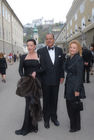 Alexandra Kauka, Stirling Morton Hamill, Prinzessin Yvonne von Hessen;
Salzburger Osterfestspiele 2009 - letzte Vorstellung Oper 'Siegfried'