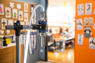 (c) fotodienst.at / Anna Rauchenberger – Wien, 15.02.2021 -  Die Volksschule Hainfeld in Niederösterreich ist Schauplatz einer dreiwöchigen Luftfilterstudie des Instituts für Innenraumanalytik mit Filterhersteller Dexwet. Im Bild: Messgeräte.