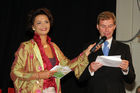 (C) Fotodienst/Anna Rauchenberger - 25.9.2007 - Wien - Heute wurde im Wiener Konzerthaus der Multimedia & Business Staatspreis verliehen. FOTO: Carina Felzmann (GF cox orange, Moderation),  Klaus Hockl (GF Schausberger Druckerei).