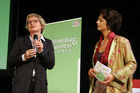 (C) Fotodienst/Anna Rauchenberger - 25.9.2007 - Wien - Heute wurde im Wiener Konzerthaus der Multimedia & Business Staatspreis verliehen. FOTO: Mag. Elisabeth Mattes (Chief Financial Officer von Oracle in Österreich und Osteuropa), Carina Felzmann (GF cox orange, Moderation)