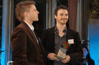 (C)fotodienst/Mag. Daniel Katzinger - Wien 25.11.2006 ICNM-EUROPRIX Top Talent Gala 2006 - Preisverleihung der einzelnen Kategorien, des Sonderpreises und des Gesamtsiegers.Foto v.l.: Daniel Scheibel u. Ferdinand Weinrother (Preis für 