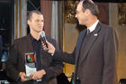 (C)fotodienst/Mag. Daniel Katzinger - Wien 25.11.2006 ICNM-EUROPRIX Top Talent Gala 2006 - Preisverleihung der einzelnen Kategorien, des Sonderpreises und des Gesamtsiegers.Foto v.l.: Dr. Peter A. Bruck (Kopf von EUROPRIX), Markus Lerner (Gesamtsieger mit dem Projekt 