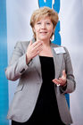 (C) fotodienst / Anna Rauchenberger - Wien, am 18.05.2010 – Beim heutigen Business-Frühstück zum Thema Datenqualität im Arcotel Kaiserwasser wurde das Vorgehensmodell von potenziellen Datenqualitäts-Initiativen auf Basis von Dienstleistungen von ‚Sphinx IT Consulting’ präsentiert  sowie Oracle DQ-Tools vorgestellt. FOTO: DI Ingrid Kriegl, Sphinx IT Consulting GmbH