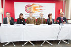  (c) fotodienst/Anna Rauchenberger - Wien, am 21.03.2012 – Die Selbsthilfeorganisationen des chronisch entzündlichen Formenkreises stellen ihren gemeinsamen Forderungskatalog vor. Er umfasst vier Kernpunkte ehest mögliche Diagnose und Therapie, Lebensqualität, der bewusste CeE-Patient und eine starke Patientenvertretung. FOTO v.l.: Mag. Michael Leitner, Public Health PR ProjektgesmbH, Elisabeth Fiedler, Vizepräsidentin der Österreichischen Morbus Crohn/Culitis ulcerosa Vereinigung,  a.o Univ.-Prof. Dipl. Ing Dr. Harald Vogelsang, AKH MedUniWien, KIM III/Gastroenterolgie und Hepatologie, OA priv. Doz. Dr. Paul Sator, Abteilung Dermatologie, KH Wien-Hietzing, DGKS Roswitha Ehrengruber, Rheumaambulanz, 2. Med. Abtlg, AKH Linz, Ing. Paul Pocek, Präsident der Österreichischen Vereinigung Morbus Bechterew: