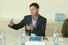 Shire Roundtable Satellite Symposium. Im Bild: Dr. Wolfgang Schnitzel - Chair, PHARMIG Rare Disease Working Group and General Manager of Shire Pharma GmbH