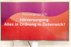 Anlässlich des Welttages des Hörens lud der österreichische Hörimplantate-Hersteller MED-EL zu einem Pressegespräch.
