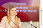 Anlässlich des Welttages des Hörens lud der österreichische Hörimplantate-Hersteller MED-EL zu einem Pressegespräch. Im Bild: Sophie Adzic, Nutzerin zweier Cochlea-Implantate