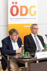 (c) fotodienst / Anna Rauchenberger - Wien, am 17.06.2025 - Österreichische Diabetes Gesellschaft (ÖDG) - Prävention und Früherkennung von Diabetes mellitus Wie steht es um Österreich? - Pressegespräch im Presseclub Concordia. FOTO v.l.: Prim. Univ.-Prof. MR Dr. Peter Fasching, MBA, Präsident der ÖDG, Wien, Univ.-Prof. Dr. Harald Sourij, MBA, Stellvertretender Vorsitzender der ÖDG, Graz: