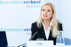 Biosimilarsverband Österreich (BiVÖ) warnt vor hohen Kosten durch das Auslaufen der erfolgreichen Biosimilars-Regelung und lud zum Pressegespräch. Im Bild: Beatrix Linke, Geschäftsführerin IQVIA Austria