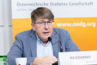 Die Österreichische Diabetes Gesellschaft informiert darüber, dass moderne Medikamente und neue technische Hilfsmittel Menschen mit Diabetes ein gutes und langes Leben ermöglichen, das sich kaum von dem Leben anderer Menschen unterscheidet. Im Bild: Prim. Univ.-Prof. Dr. Peter Fasching, MBA, Präsident der ÖDG, Wien