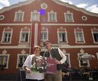 Genuss Region Österreich - Pinzgauer Rind, Anneliese und Robert Klackl, vor der Meilinger Taverne in Mittersill
Foto: Mühlanger
