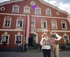 Genuss Region Österreich - Pinzgauer Rind, Anneliese und Robert Klackl, vor der Meilinger Taverne in Mittersill
Foto: Mühlanger
