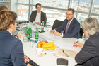 Der für IT-Strategien zuständige Leiter der Managmentberatung Horváth & Partners war am 14. März zu einem Business Frühstück in Wien. Im Anschluss erläuterte der Stuttgarter aktuelle Trends in den Chefetagen der Konzerne.