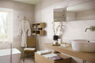Die Fliesenneuheiten 2012 zeigen einen Trend zu gedämpften Farben und dezenten Materialien. Auffallend sind vor allem neue Formate. Im Bild: Activelife von Iris Ceramica