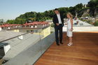 2012 - Elisabeth Rauscher, Martin Löcker, Spatenstichfeier Gelände Alte Sternbrauerei Riedenburg, Salzburg