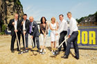 2012 - NN, NN, Alexander Kurz, GR Hannelore Schmidt,  Elisabeth Rauscher, Markus Lunatschek, Martin Löcker, Spatenstichfeier Gelände Alte Sternbrauerei Riedenburg, Salzburg