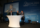  (c) fotodienst / Walter Luger - Hainfeld, am 13.06.2014 - Zöchling-Firmengruppe feiert ihr 60-jähriges Bestehen. FOTO GF Johannes Zöchling (Zöchling-Firmengruppe), Moderator Andreas Marek und GF Johann Zöchling (Zöchling-Firmengruppe).: