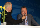  (c) fotodienst / Walter Luger - Hainfeld, am 13.06.2014 - Zöchling-Firmengruppe feiert ihr 60-jähriges Bestehen. FOTO Moderator Andreas Marek und GF Johann Zöchling (Zöchling Firmengruppe).:
