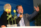  (c) fotodienst / Walter Luger - Hainfeld, am 13.06.2014 - Zöchling-Firmengruppe feiert ihr 60-jähriges Bestehen. FOTO Moderator Andreas Marek und GF Johann Zöchling (Zöchling Firmengruppe).: