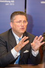 UBM erzielt mehr Leistung und höheren Gewinn. Pressekonferenz am 6. November 2014. Im Bild: Aufsichtsratsvorsitzender Karl-Heinz Strauss