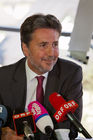 (C)fotodienst/Christian Hofer:Pressekonferenz - UBM übernimmt Westteil der Immobilienentwicklung Sternbrauerei in Salzburg, 2011-09-26; Foto: fotodienst/Chris Hofer; Bild zeigt: Karl Bier (Vorstandsvorsitzender UBM)