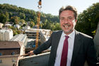 (C)fotodienst/Christian Hofer: Pressekonferenz - UBM übernimmt Westteil der Immobilienentwicklung Sternbrauerei in Salzburg, 2011-09-26; Foto: fotodienst/Chris Hofer; Bild zeigt: Karl Bier (Vorstandsvorsitzender UBM)