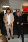 (C)Fotodienst/Christian Rath - Feierliche Eröffnung des CUBE Hotel in Biberwier - Lermoos. FOTO: Josef Margreiter (Direktor der Tirol Werbung) und Rudolf Tucek (CUBE Gründer und Vorstandsvorsitzender der Vienna International Hotelmanagement AG)